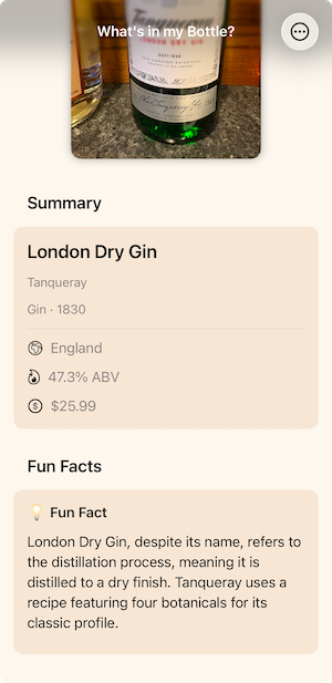 London Dry Gin Summary